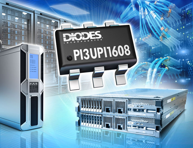 8-Channel ReDriver with Internal Coupling Capacitors from Diodes Incorporated Enhances Signal Quality in High-Speed UPI 2.0 and PCIe 4.0 Interfaces